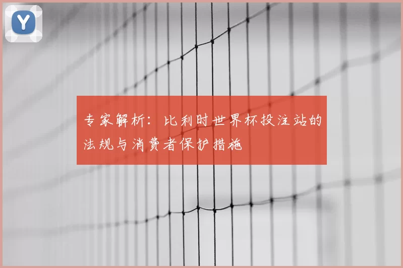 专家解析:比利时世界杯投注站的法规与消费者保护措施