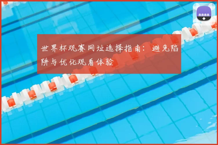 世界杯观赛网址选择指南：避免陷阱与优化观看体验